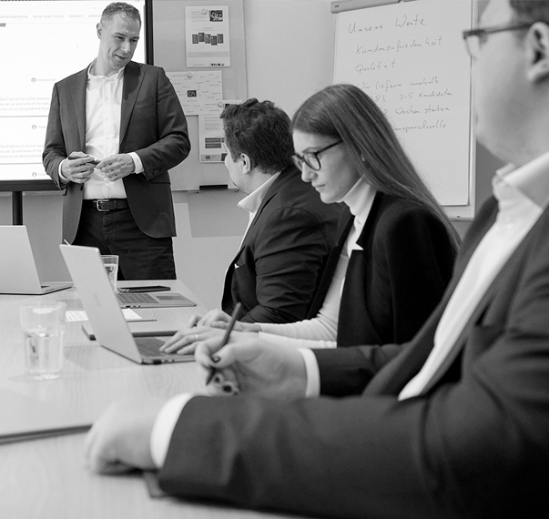 Here you can see the Digital Associates team in a meeting.